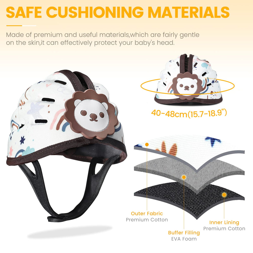 IvyWind breathable head protector showing ventilation holes for comfort
