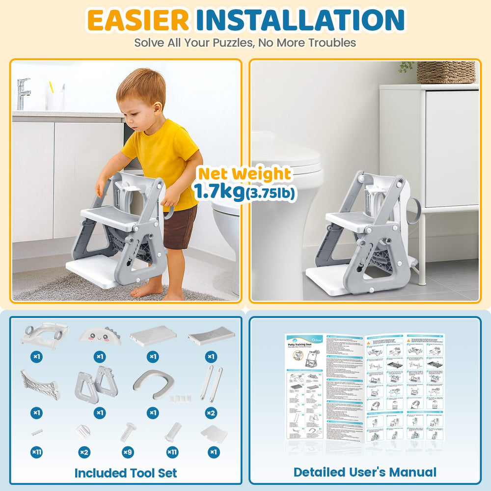 IvyWind non-slip base mats keep the seat secure on bathroom floors.