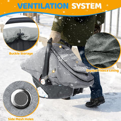 IvyWind two-way zip front opening for easy access to baby