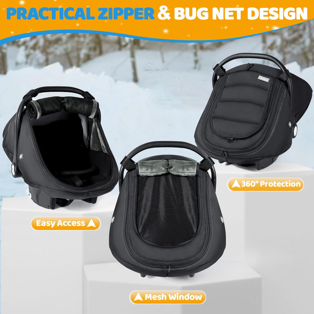 IvyWind universal car seat cover with elastic bottom fits most seats securely.