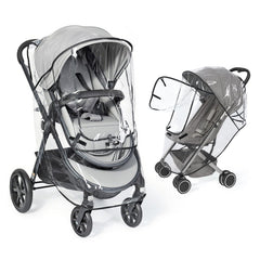 IvyWind universal clear stroller rain cover offers visibility and rain protection.