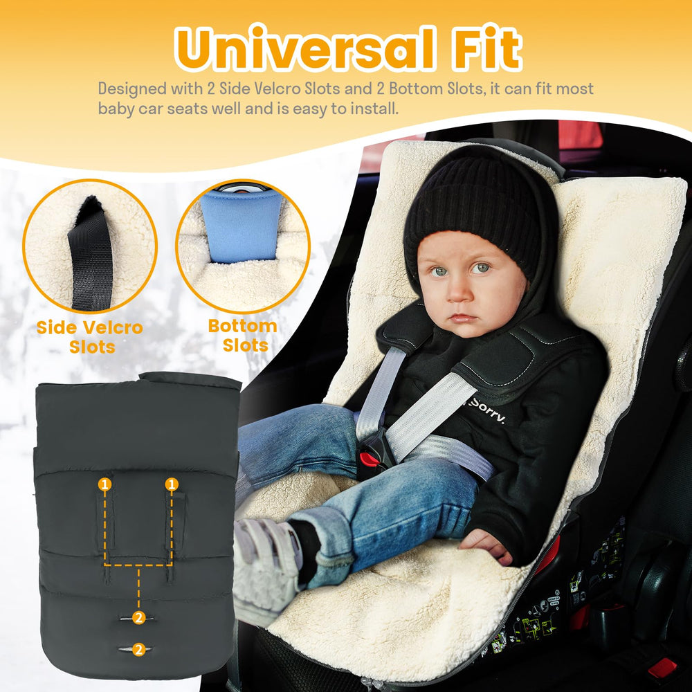Ivywind waterproof pongee fabric and berber fleece provide cozy warmth.