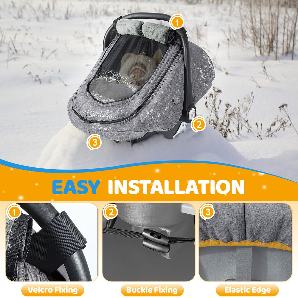 IvyWind top-handle attachment keeps cover in place during car rides