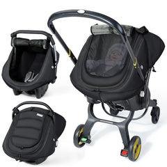 IvyWind winter baby car seat cover with warmth shields baby from cold winds.
