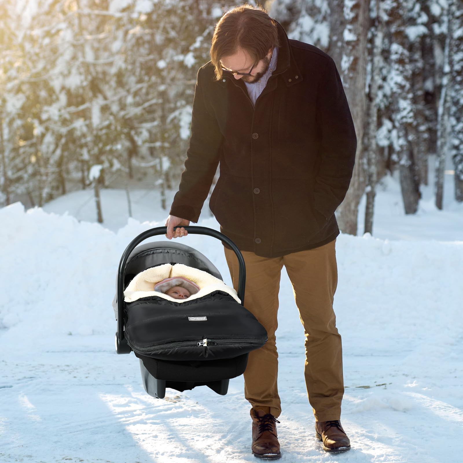 IvyWind car seat cover is machine washable for easy care.