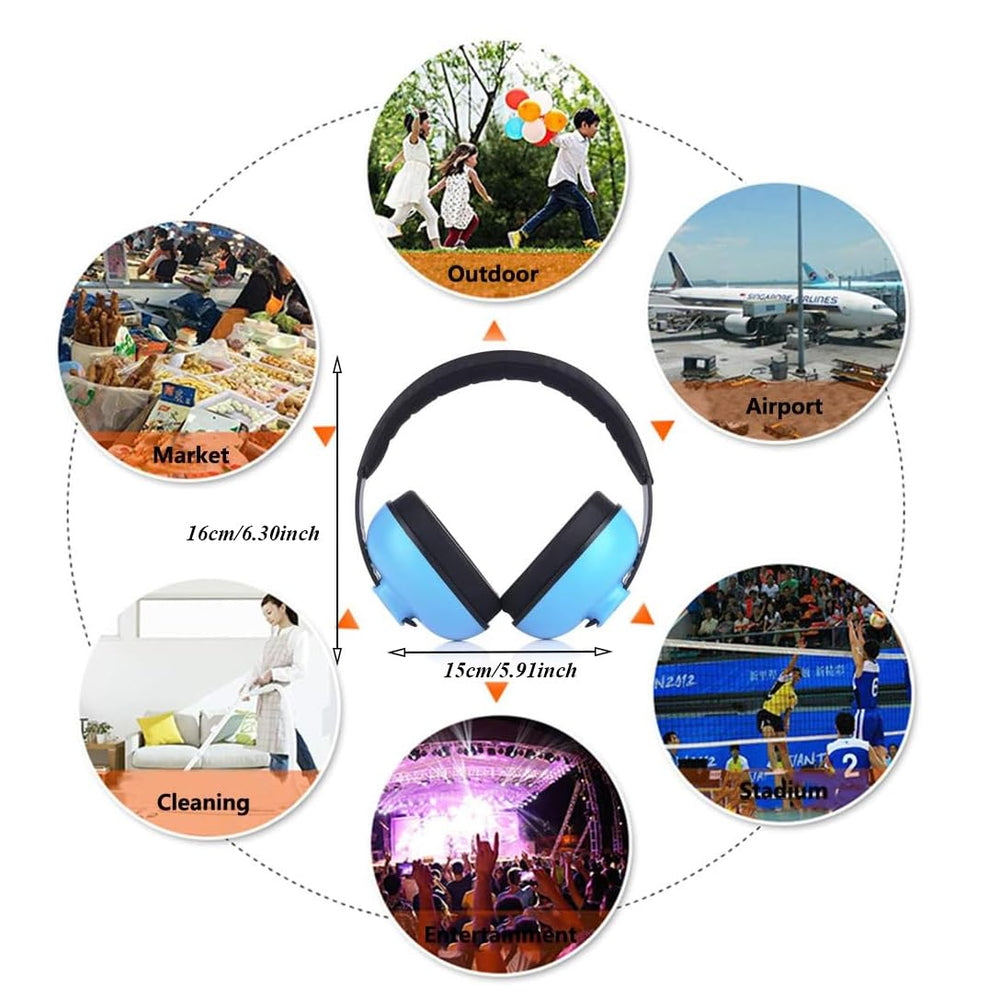 Iwinna headphones outdoors, suitable for noisy environments