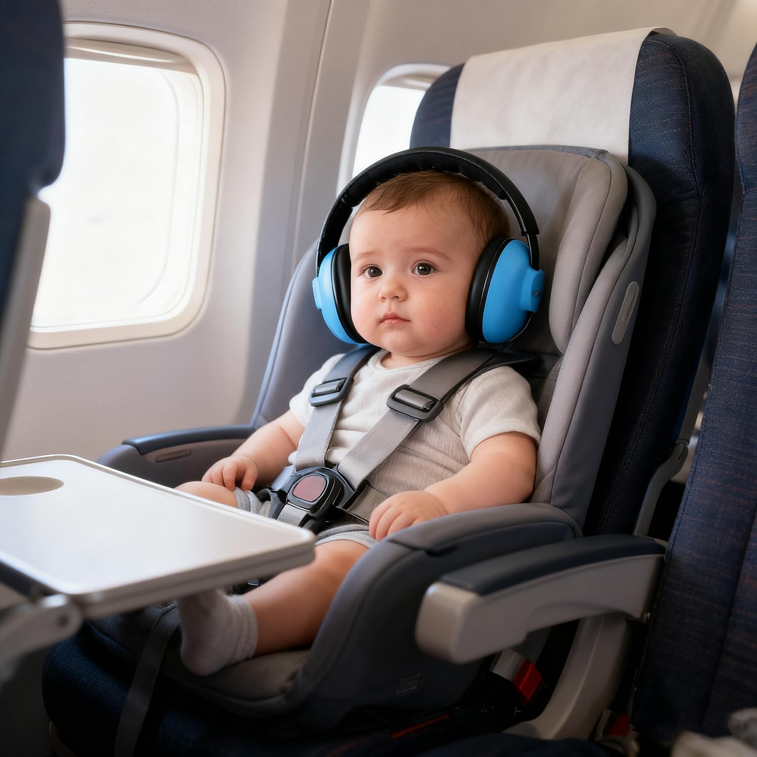 Iwinna baby headphones with soft foam cushions for comfort