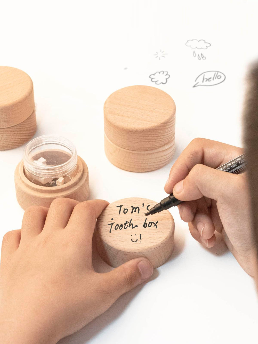 iwoohome beech wood tooth box highlighting natural durability