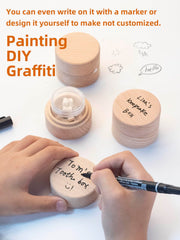 iwoohome tooth fairy box with graffiti DIY design for kids' creativity