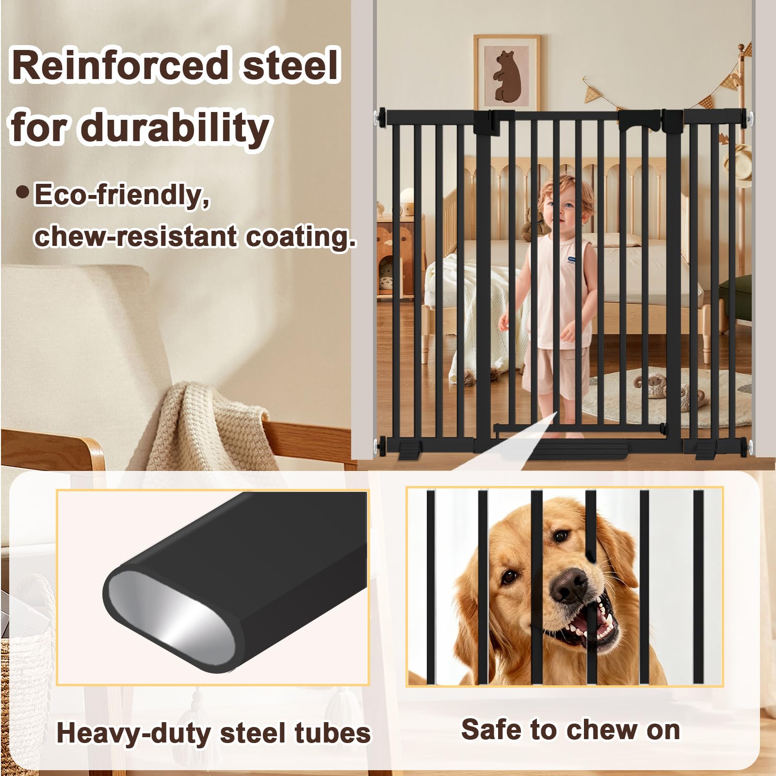 IXARO durable carbon steel frame with safe coating for long-lasting use.