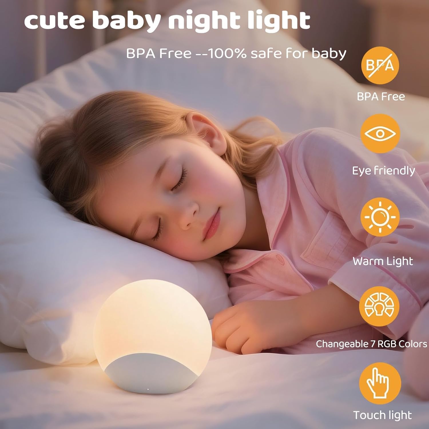 IYT night light featuring a 30-minute timer for nursery routines