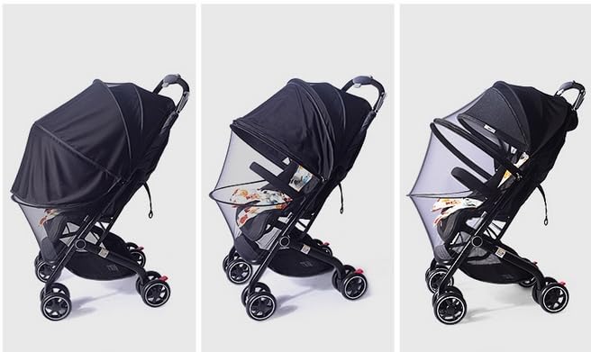 IYWISH mosquito net stroller cover shields against bugs while keeping air circulating during strolls.