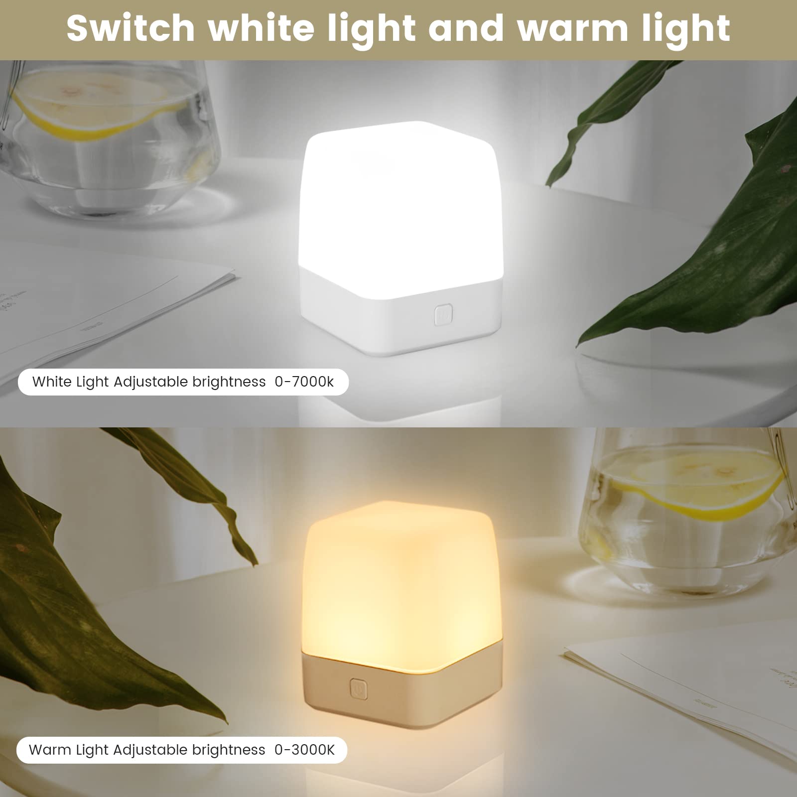 IZETIANZHE Nursery soft warm glow creates comforting sleep atmosphere.