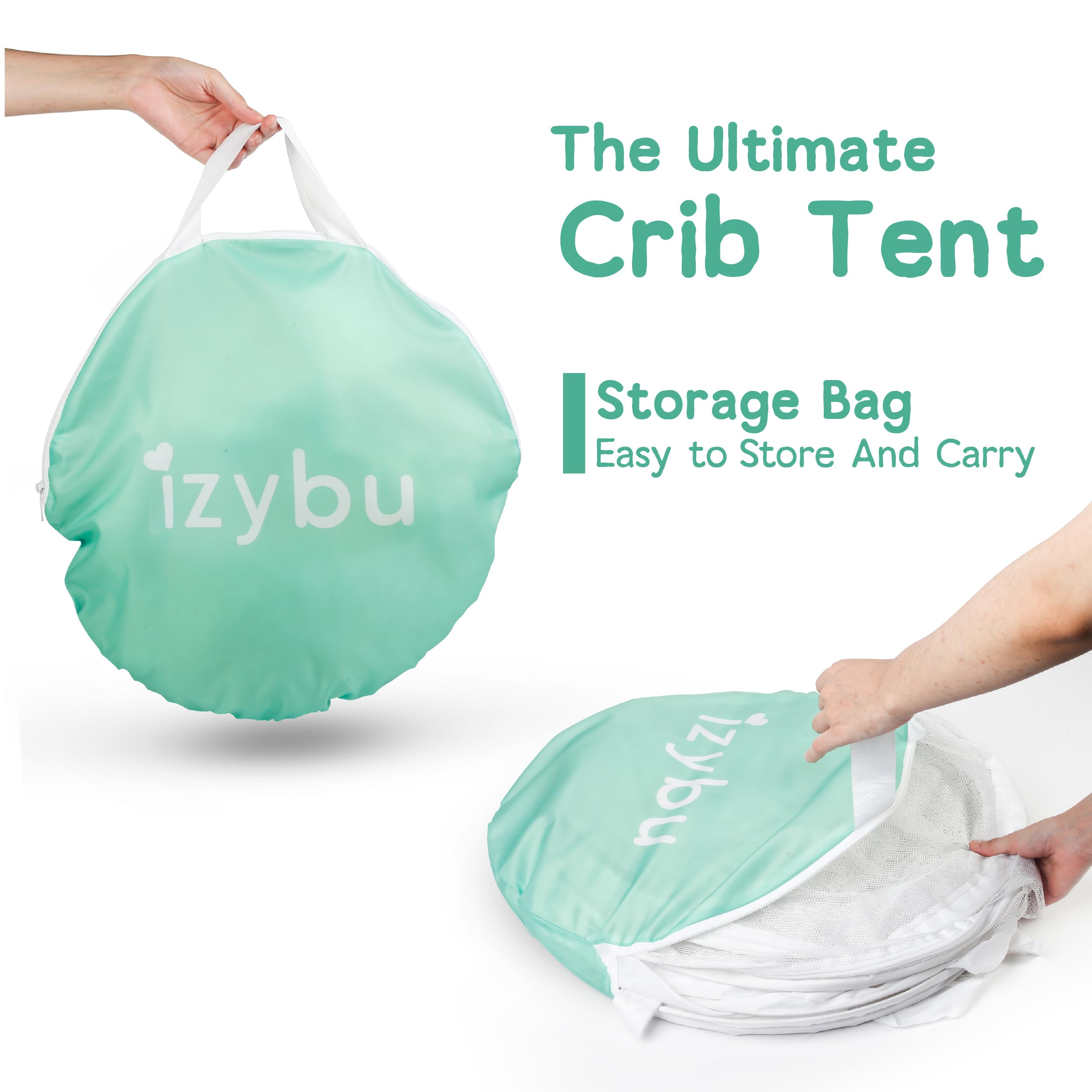 Izybu protects against bugs and pets while maintaining airflow.