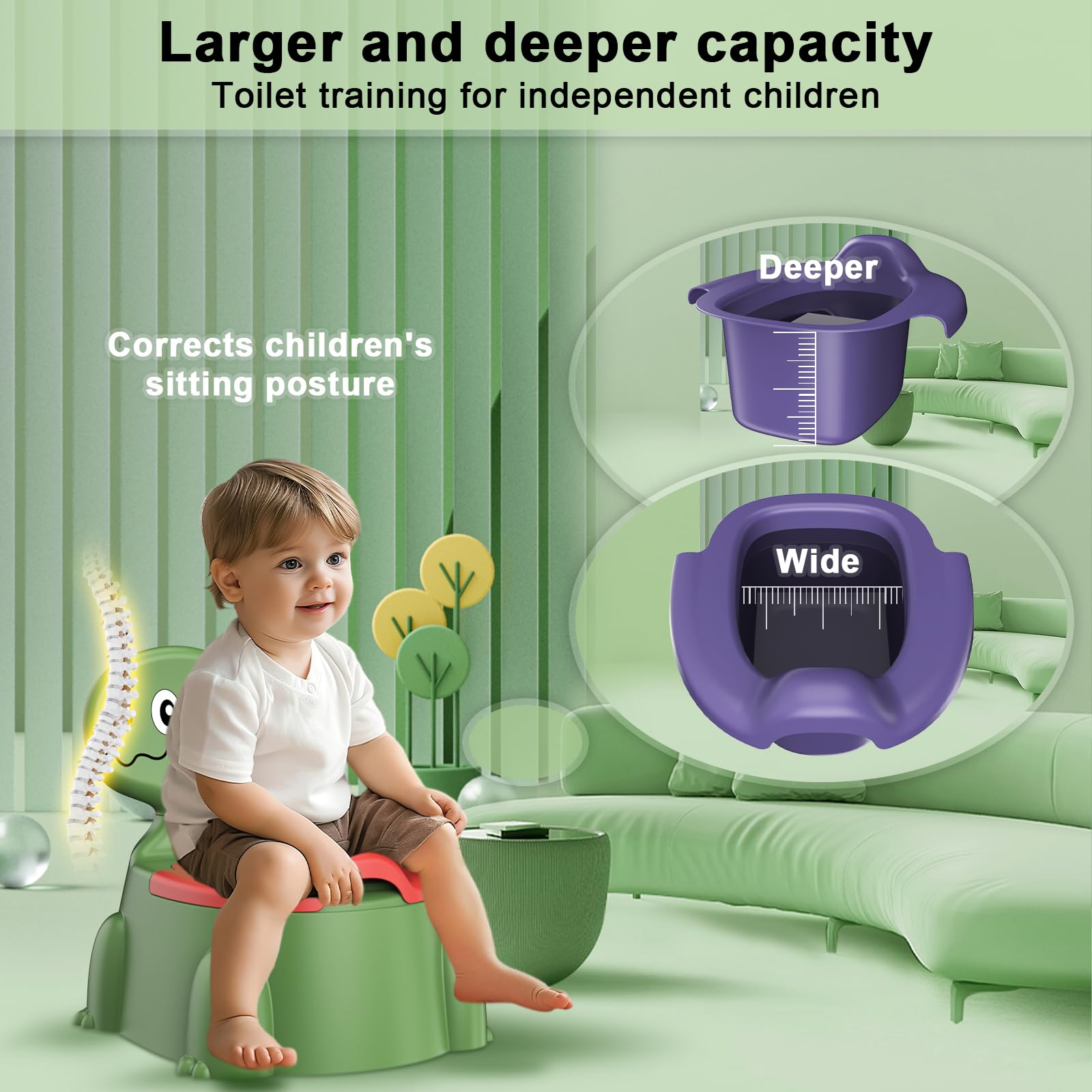 Jabaka Circle 2-in-1 potty trainer as seat or chair for independent use.
