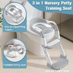 Jabaka Circle non-slip base keeps little feet steady on the bathroom floor