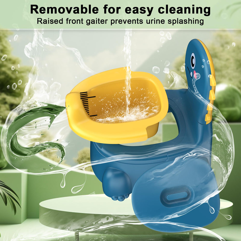 Jabaka Circle potty seat splash guard reduces splashes and odors.