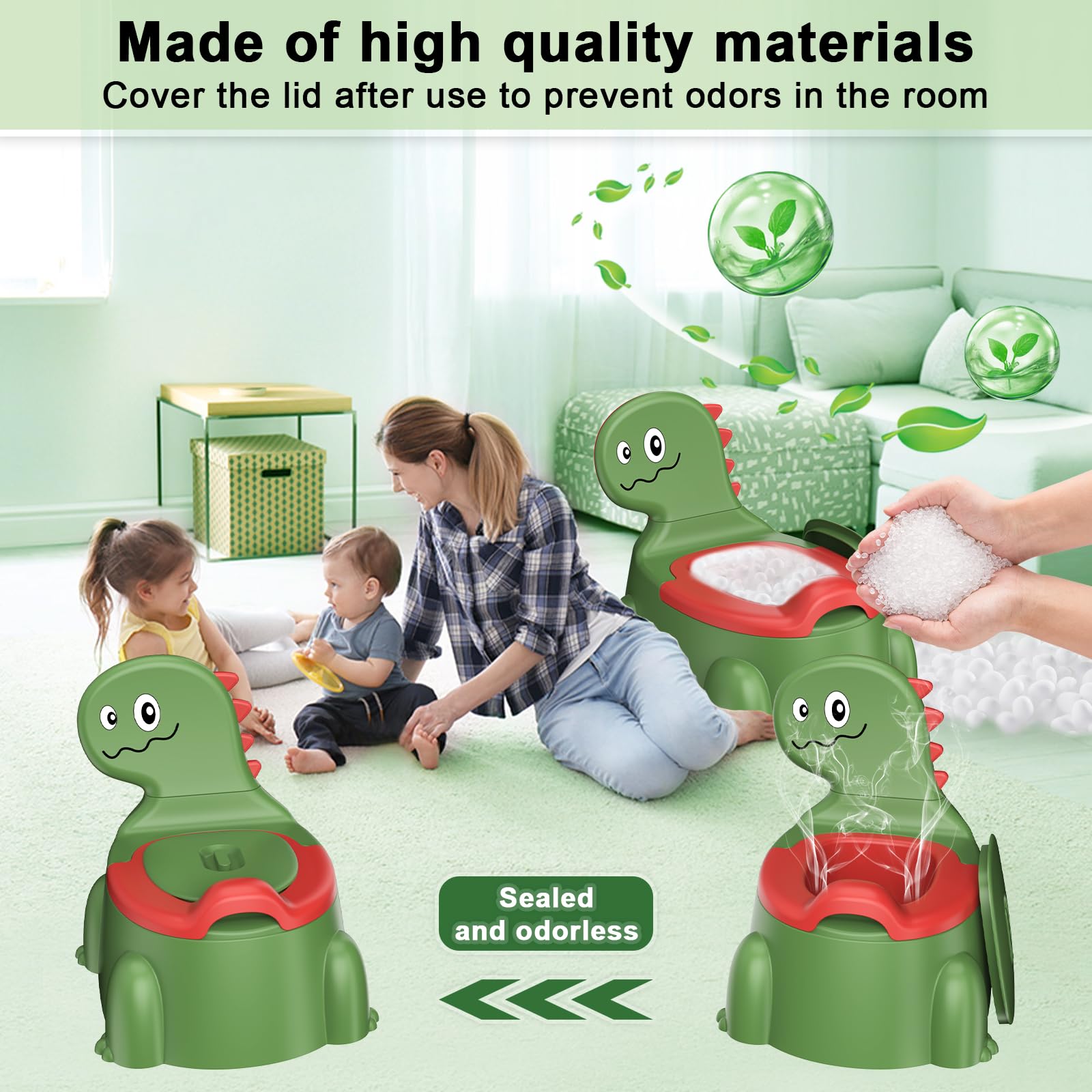 Jabaka Circle removable urinal green easy cleaning after use