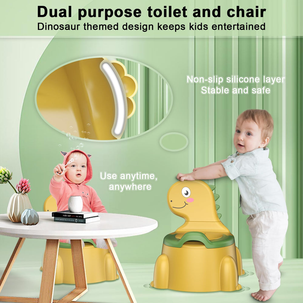 Removable urinal on Jabaka Circle potty for easy cleaning