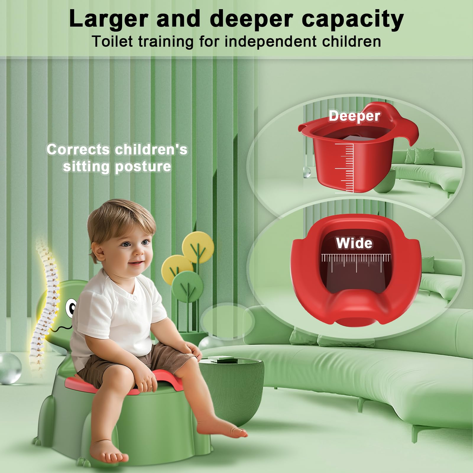 Jabaka Circle splash-guard green keeps messes contained during use