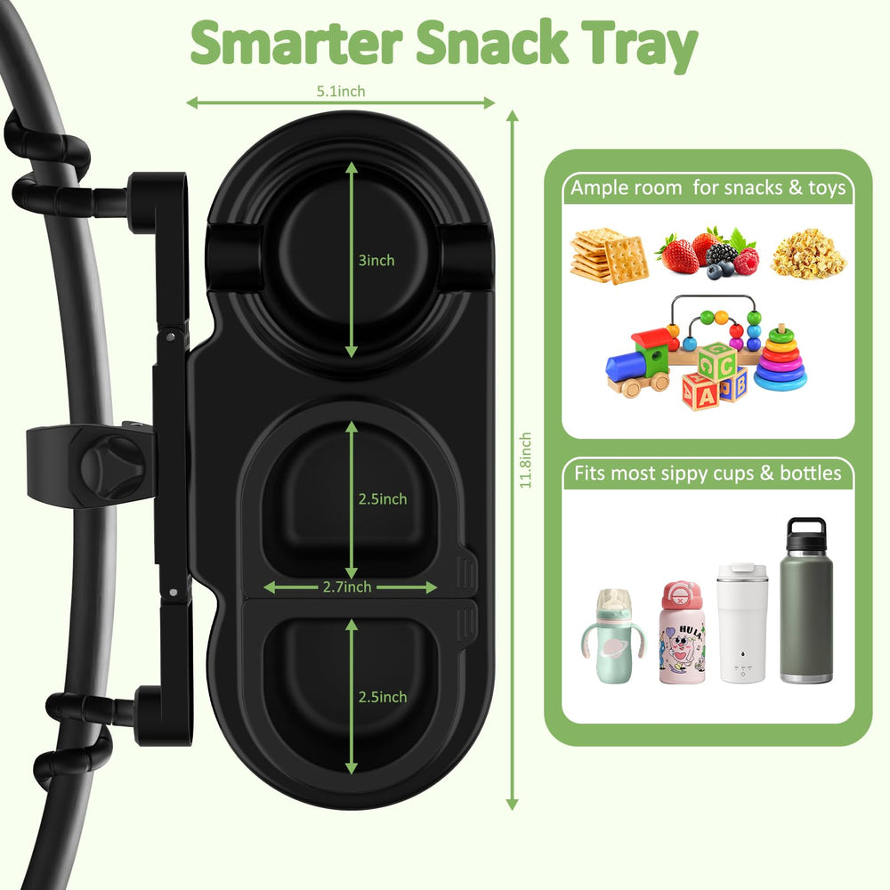 Dishwasher-safe tray components for quick cleanup