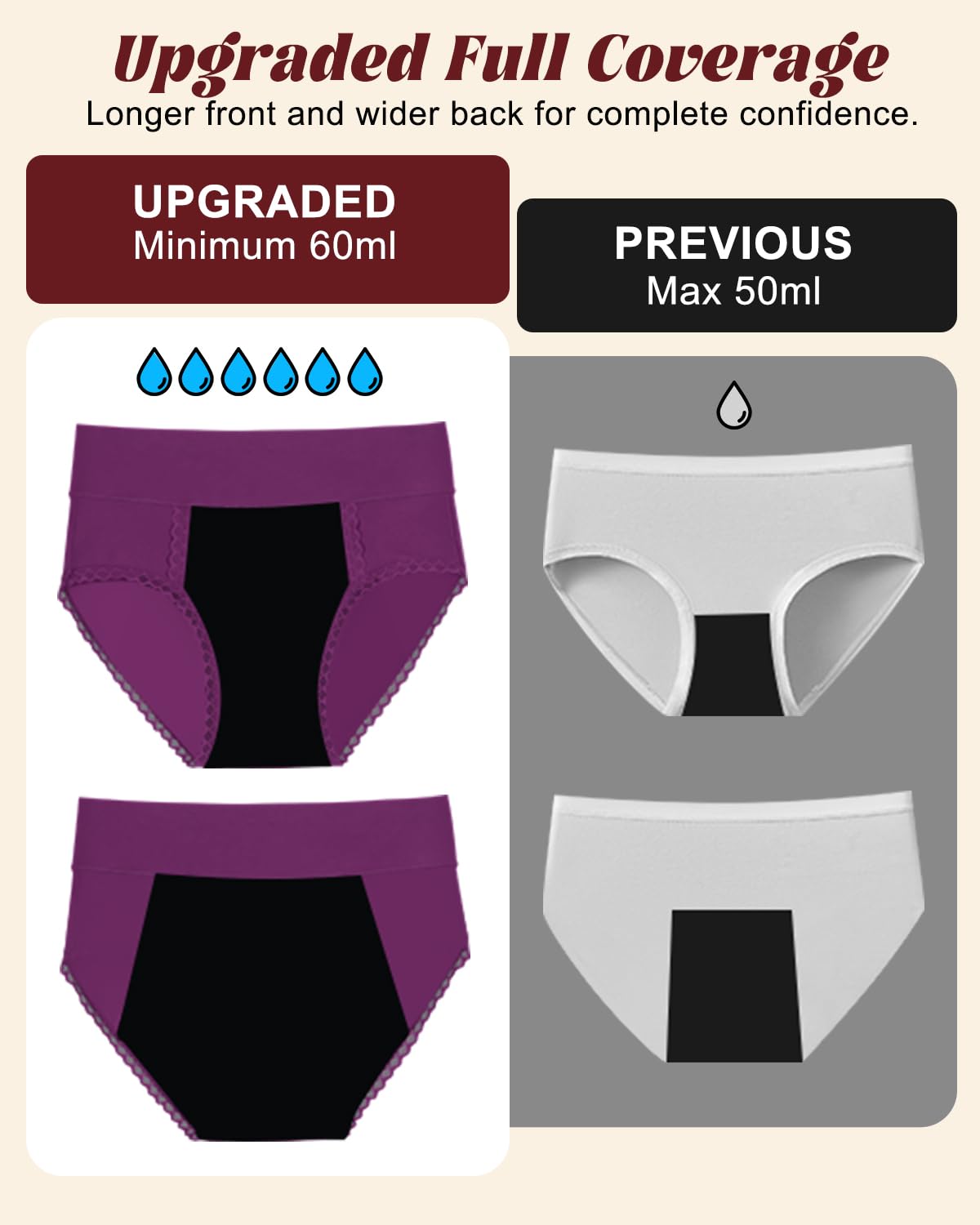 Jade Butterfly extended front and back coverage for secure fit