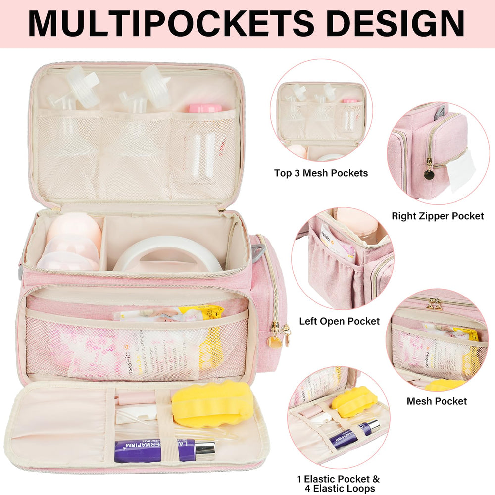 Detachable divider keeps S1/S2 and three bottles in order