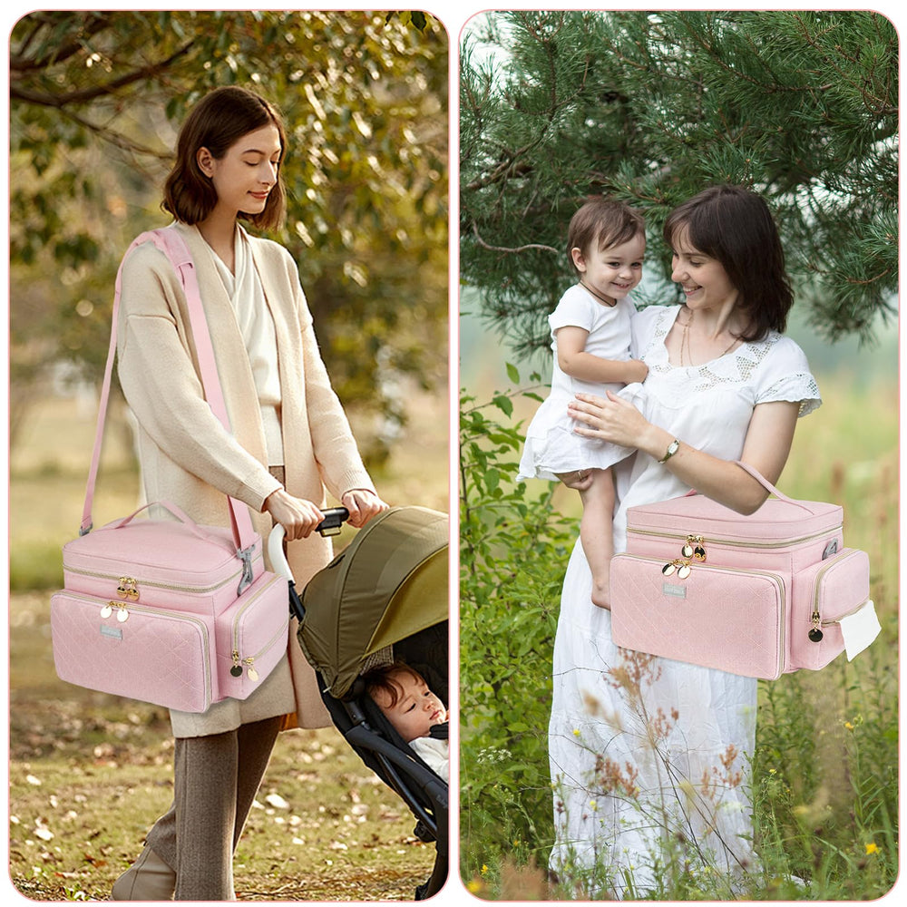 Sturdy handle allows easy carrying at home or travel