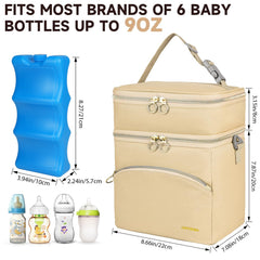 Ice pack included with the Jaffzora cooler for convenient cooling