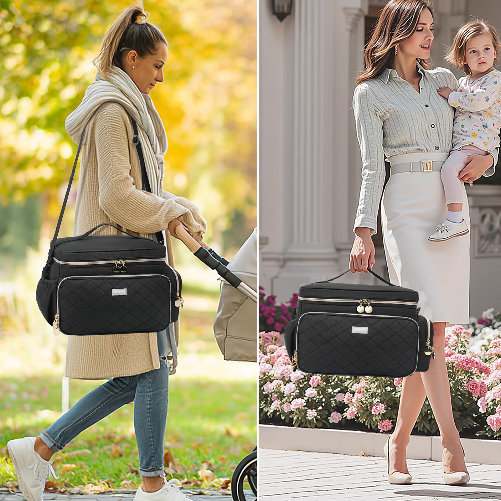 Jaffzora travel-friendly bag fits inside a suitcase without adding bulk.