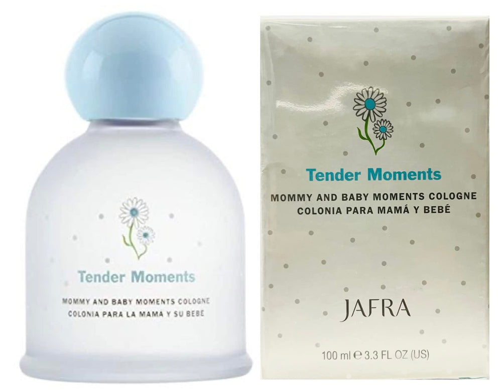JAFRA Tender Moments bottle showing the gentle mom and baby fragrance for daily bonding