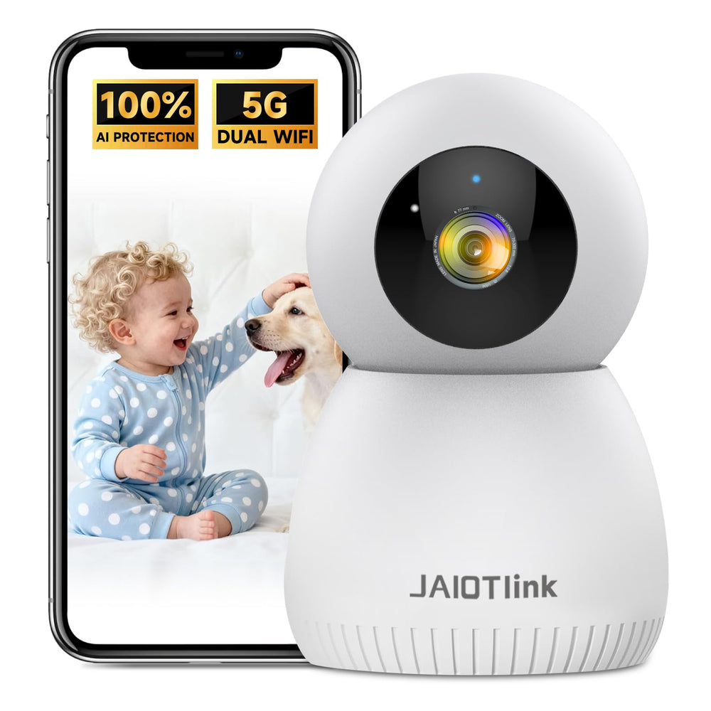 JAIOTlink 2K baby monitor with 360° PTZ for full-room coverage