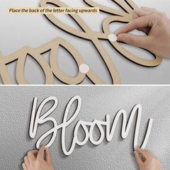 JALANCY white wood finish provides a clean, versatile backdrop for gender reveal celebrations