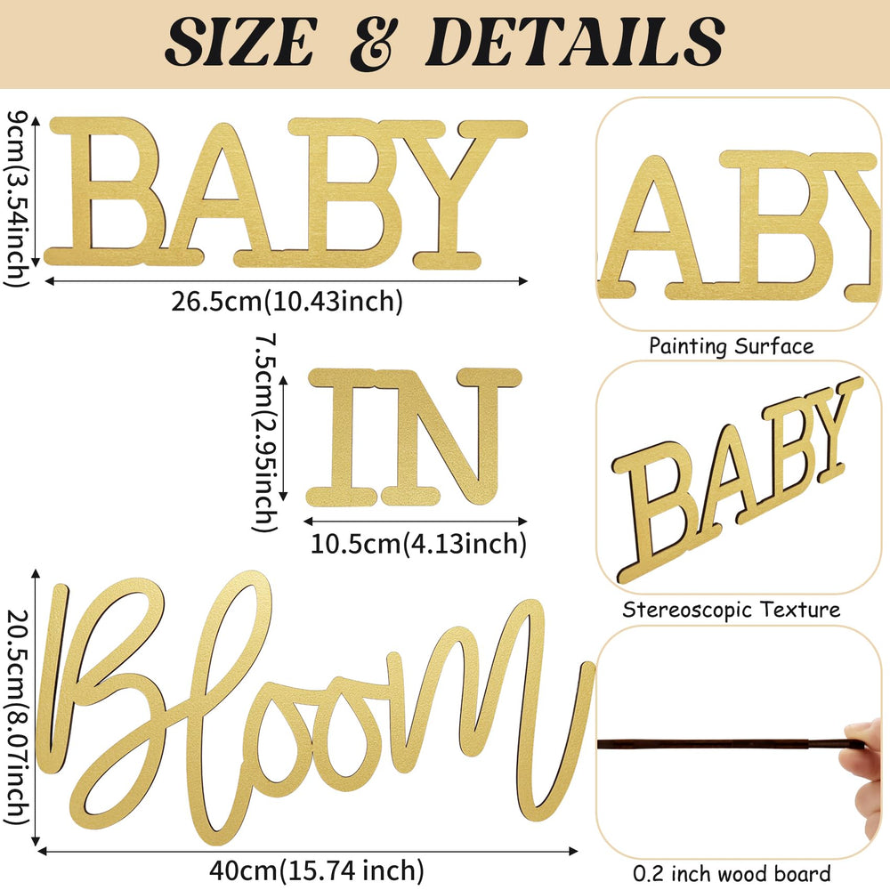 JALANCY baby shower banner creates a charming backdrop for photos