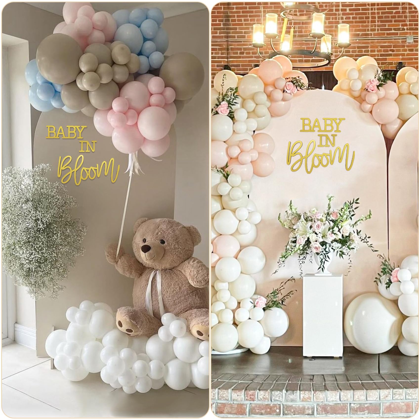 JALANCY backdrops ideal for baby showers and announcements