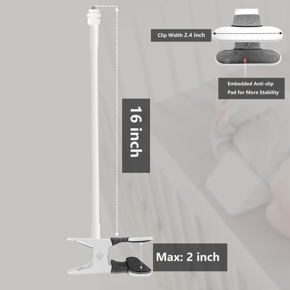 JAMYOK clamp-0-2in ensures a tight mount on varied surfaces.
