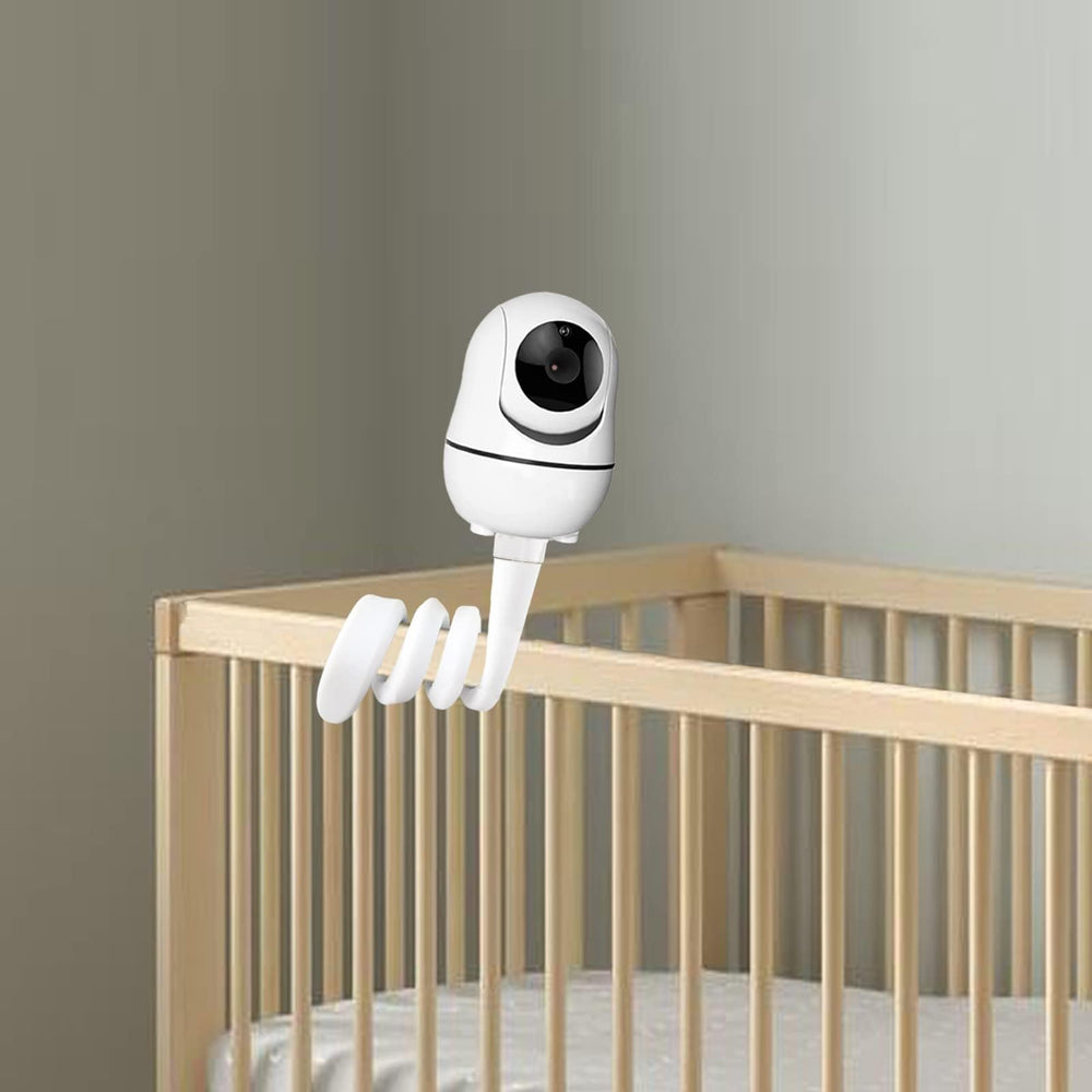 JAMYOK easy-twist crib-mount for quick setup beside the crib