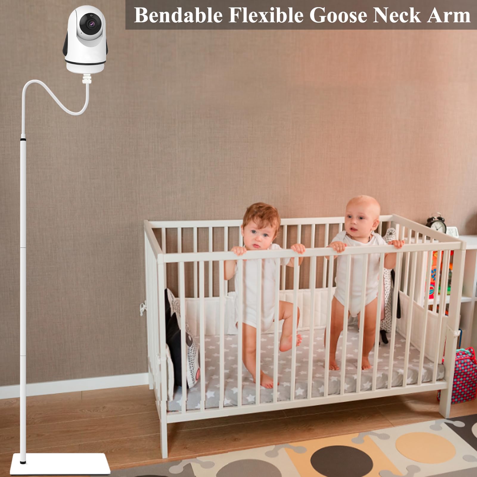 JAMYOK height adjustable stand lets you tailor viewing height for any room.