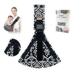 Jamyum baby sling with 4 adjustable straps for a secure fit.