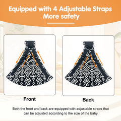 Jamyum sling fabric is breathable and soft for baby and wearer.