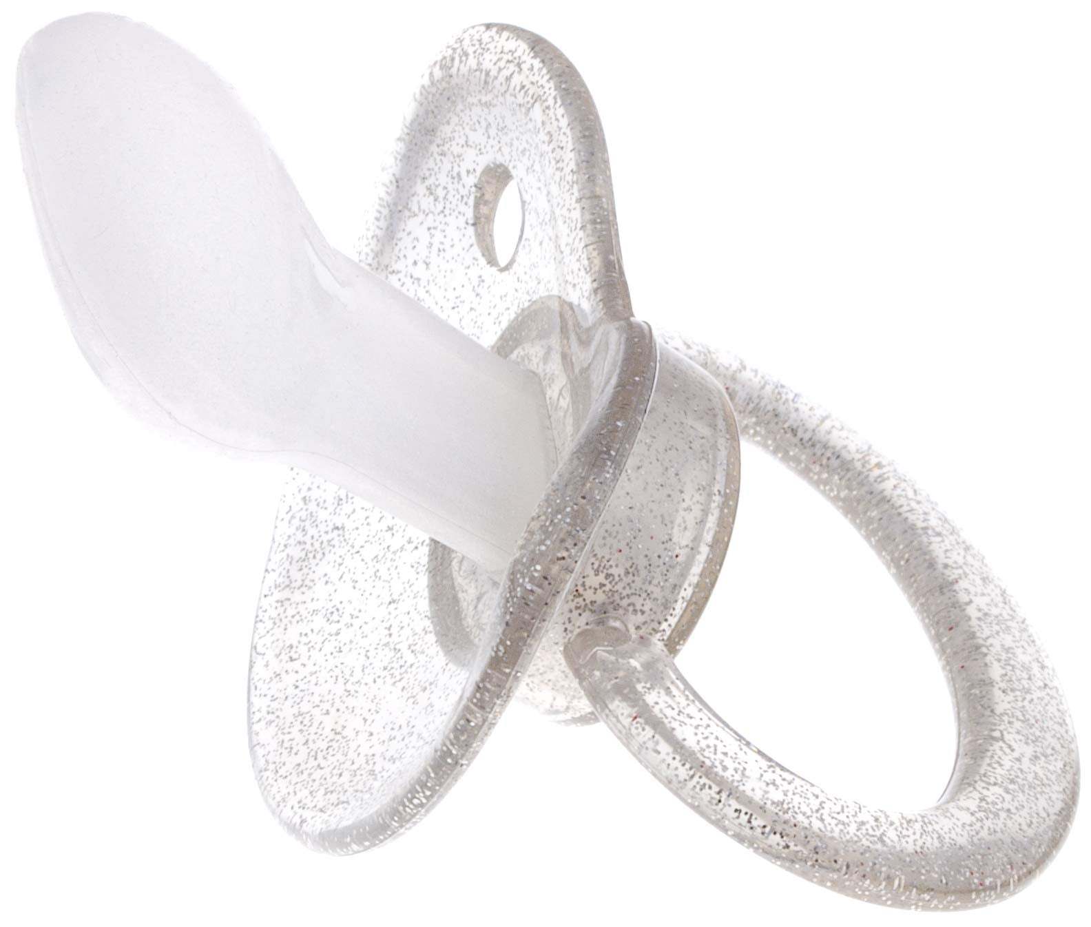 J&Or Classic pacifier shield detail shows large comfort-friendly shield.