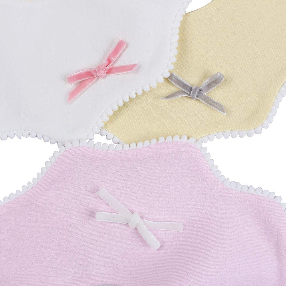 JANGANNSA gift-ready drool bibs set for new parents.