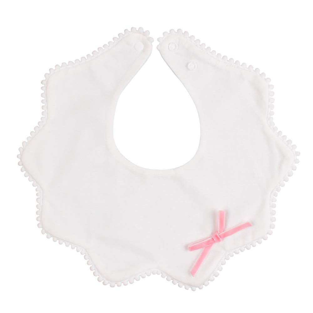 JANGANNSA soft organic cotton bib close-up showing hypoallergenic comfort.