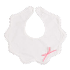 JANGANNSA soft organic cotton bib close-up showing hypoallergenic comfort.