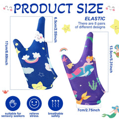 Janmercy thumb guards close-up, breathable design for kid comfort.
