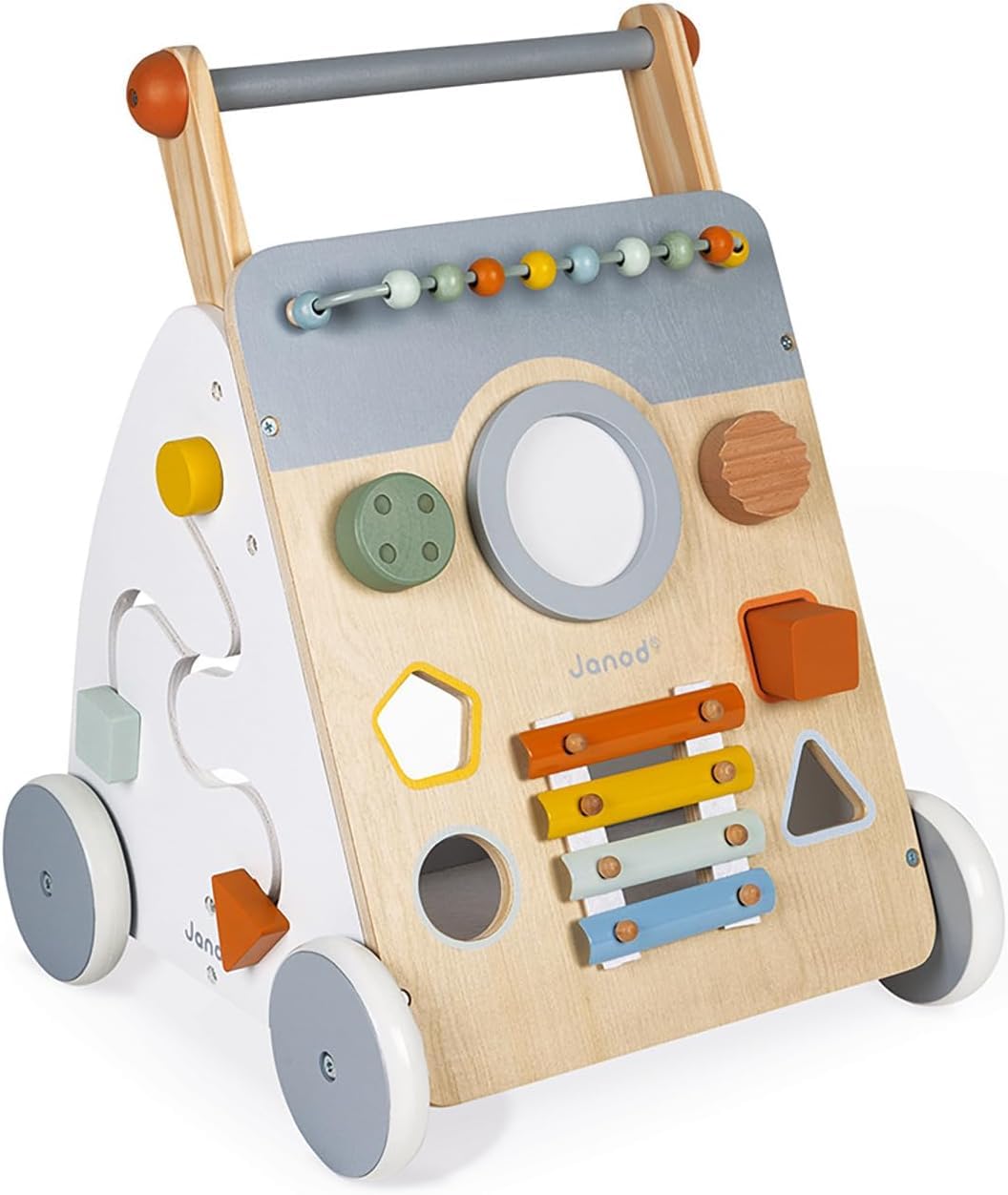 Janod Sweet Cocoon walker abacus for early counting play