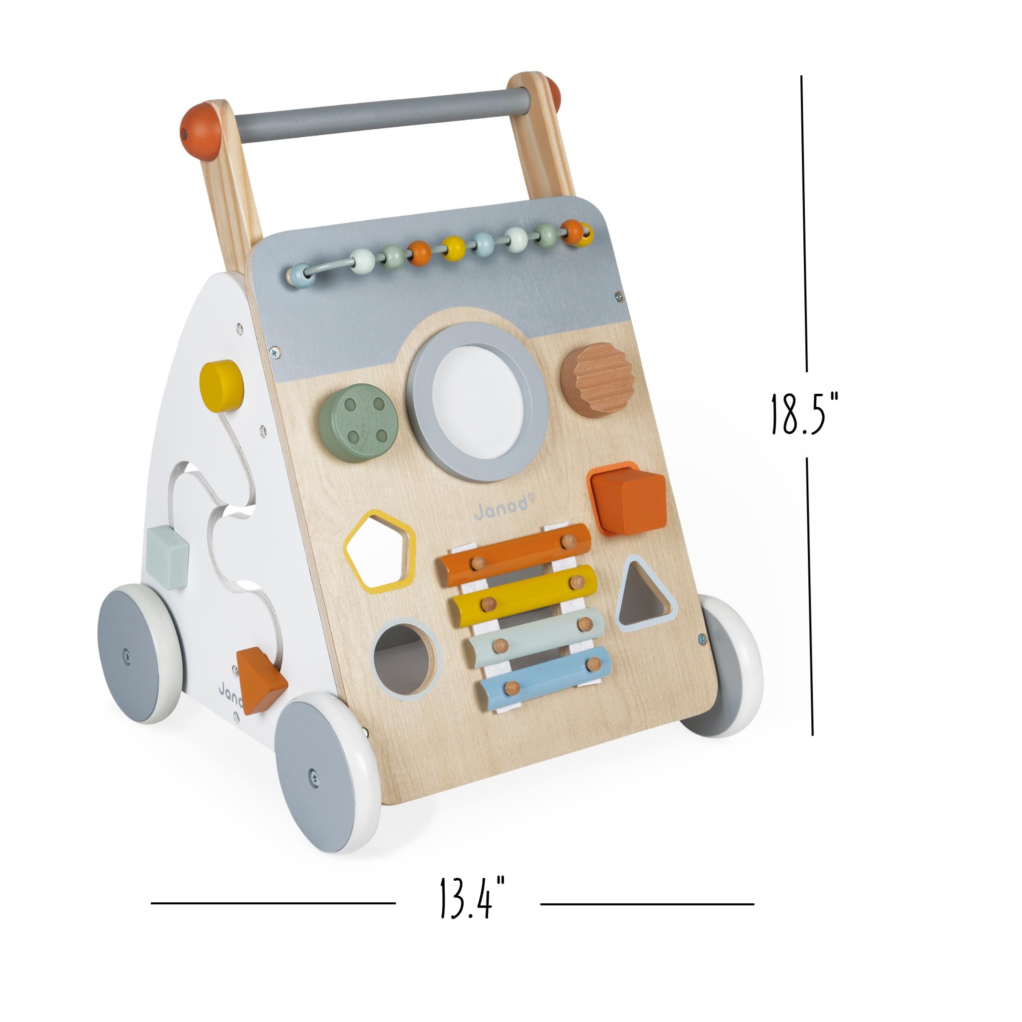 Janod Sweet Cocoon walker felt mat reduces noise during play