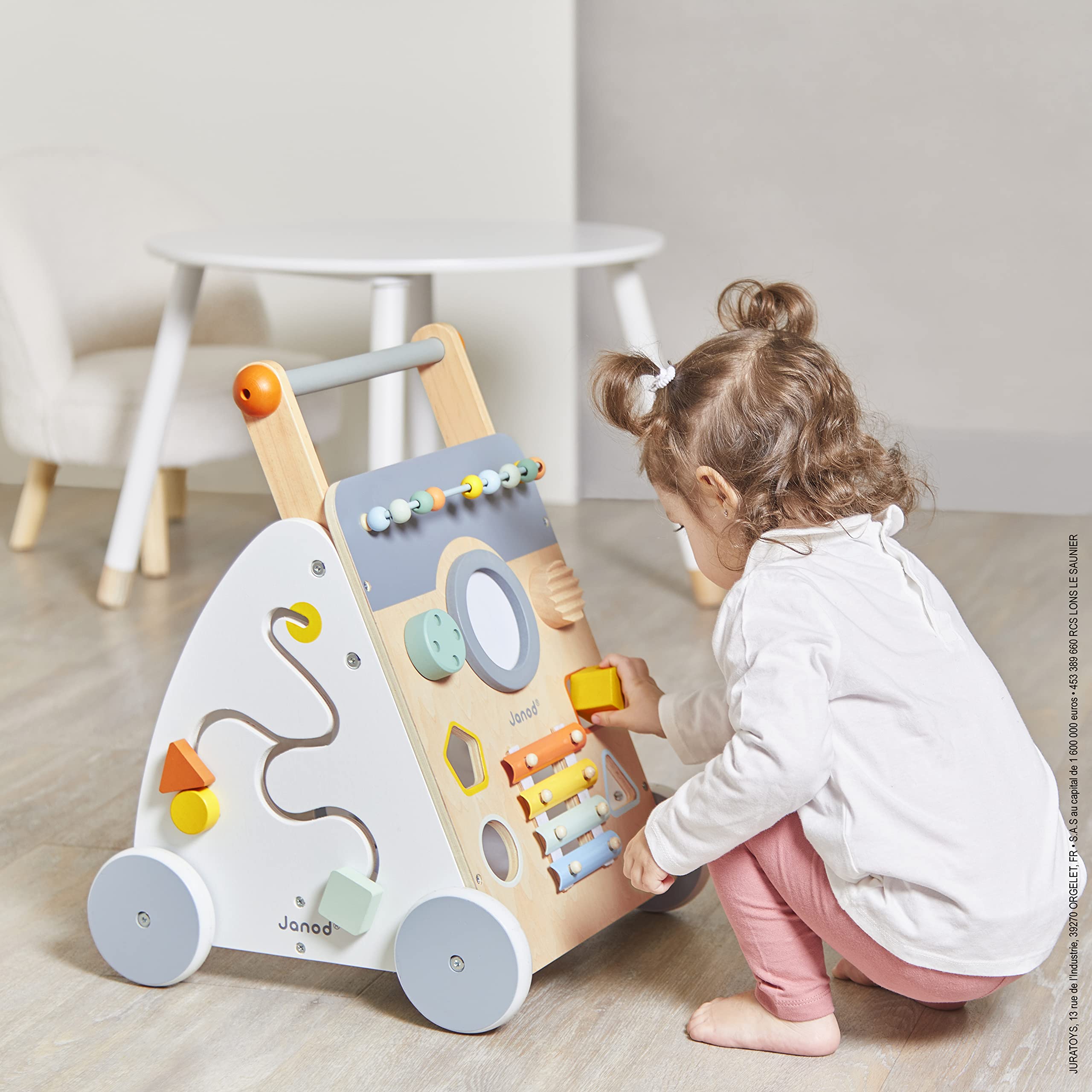 Janod Sweet Cocoon walker sound switch for interactive moments