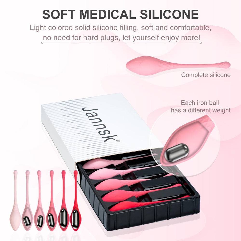 JANNSK Kegel System compact dimensions for discreet storage