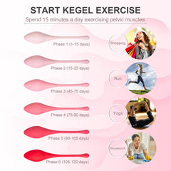 JANNSK Kegel System waterproof silicone for easy cleaning and hygiene